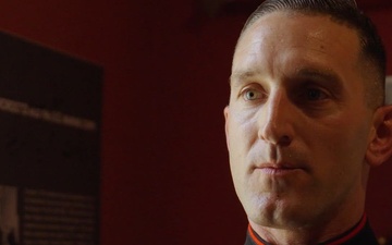 U.S. Marine discusses embassy security and partnership at American Legation Museum during AMFS 2026