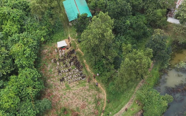 Blank firing, real tactical training for U.S. Army Soldiers and Bangladesh commandos