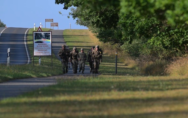B-Roll: USAREUR-AF Best Squad Competition 2026 - Day Five: Unknown Distance Ruck March
