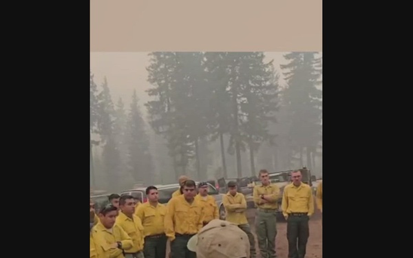 Washington National Guard Soldiers and Airmen Support Little Giant Fire Response