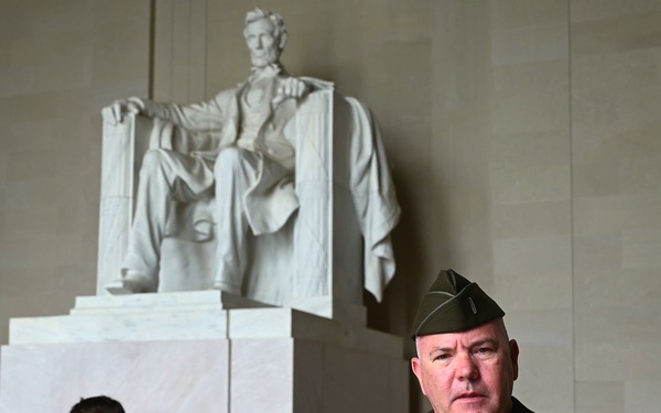 Standing with Lincoln, District of Columbia National Guard