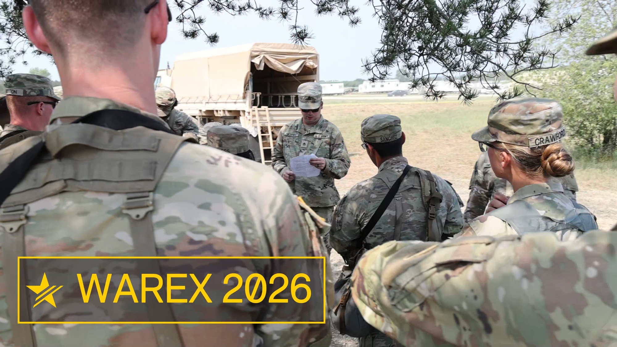 Soldiers of the 380th Quartermaster Company attend scenario-based lanes training while in attendance at the WAREX 2026 exercise in Ft. McCoy, Wisconsin, from 26 July to 10 August 2026.