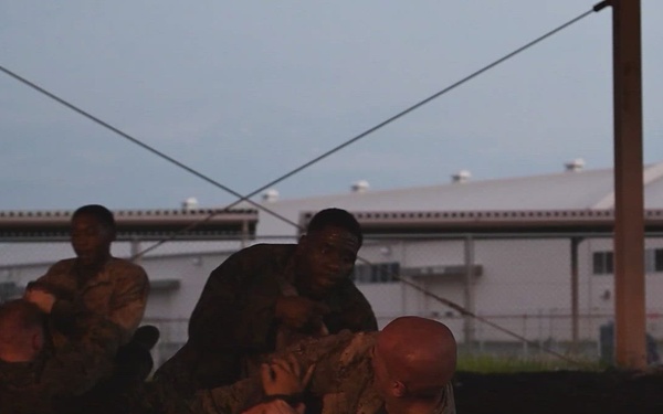 U.S. Marines Conduct A Marine Corps Martial Arts Program Physical Fitness Event, Marine Corps Air Station Iwakuni, Japan, 2026 (VTV)