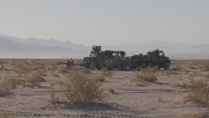 Marines with 1st Battalion 11th Marine Regiment conduct battery movement to contact during SLTE 4-26