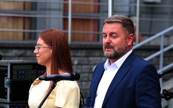 B-Roll: 1ID Band Performs at Bolesławiec Ceramics Symposium Opening Ceremony