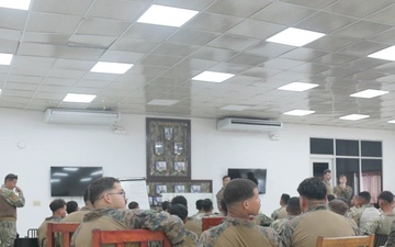 U.S. Marines lead raid planning training during PANAMAX 2026