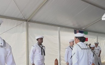 AFN Naples News Video- USS Mount Whitney CoC