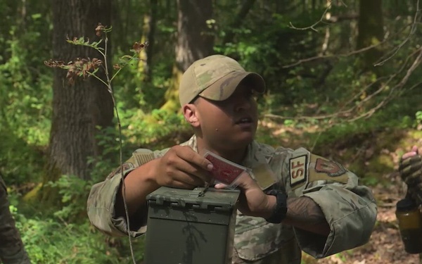 86th Security Forces Land Navigation B-Roll