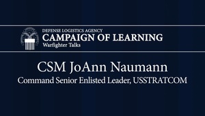 DLA Warfigher Talk, June 2026 with CSM JoAnn Naumann