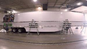 2026 Army Navy Game Truck Wrap Timelapse