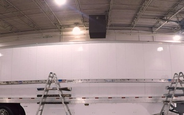 2026 Army Navy Game Truck Wrap Timelapse