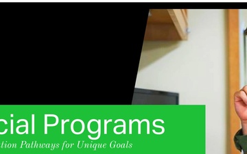 Army Special Programs: Education Pathways for Unique Goals