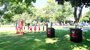Lt. Gen. Mark Landes, Commanding General, First Army Headquarters, Relinquishment of Command Ceremony