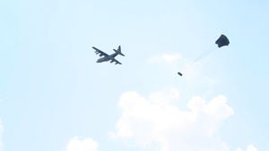 KC-130J drops Humvee at Northern Strike 26-2