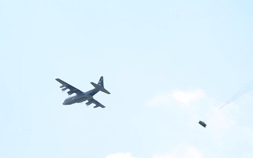 KC-130J drops Humvee at Northern Strike 26-2