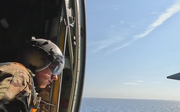 142d Airlift Squadron loadmaster conducts airdrop operations during Exercise Castaway 26-6