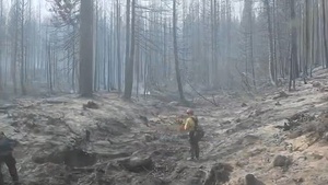 Washington National Guard Soldiers and Airmen Support Firefighting Operations at Little Giant Fire