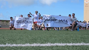 NFL Linebacker Byron Young hosts youth camp at Andersen AFB