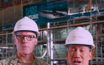 Acting Secretary of the Navy Hung Cao Announces Virginia-Class Submarine Contract