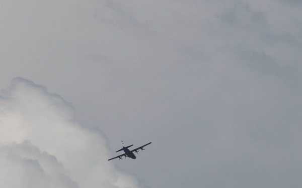 Air Tankers Drop Retardant on Wood Canyon Fire