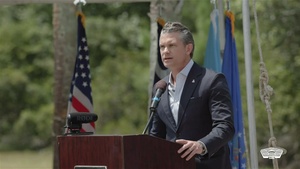 Hegseth Speaks at Base Renaming Ceremony