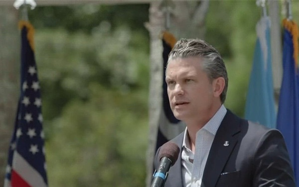 Hegseth Speaks at Base Renaming Ceremony