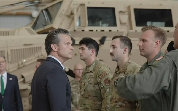 Hegseth Meets With Troops