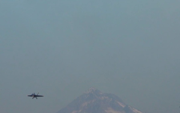 Blue Angels arrival at PANG Base