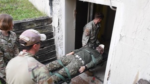 Air Force medics train for UAV attack scenario during Northern Strike 26-2
