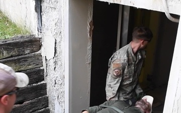 Air Force medics train for UAV attack scenario during Northern Strike 26-2