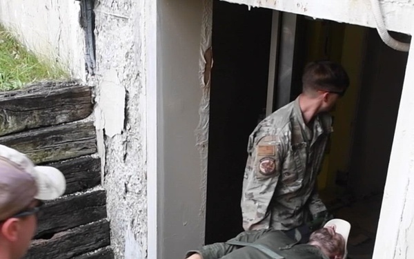 Air Force medics train for UAV attack scenario during Northern Strike 26-2
