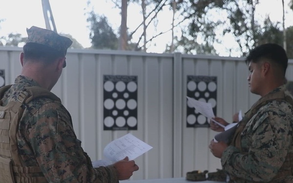 B-Roll: U.S. Marines with 1st LAR  complete weapons familiarization class hosted by Australian service members during Coral-Balmoral Cup