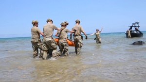 Air Force medics perform littoral patient evacuation during Northern Strike 26-2