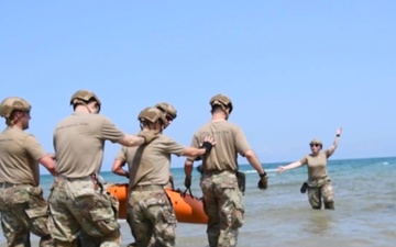 Air Force medics perform littoral patient evacuation during Northern Strike 26-2
