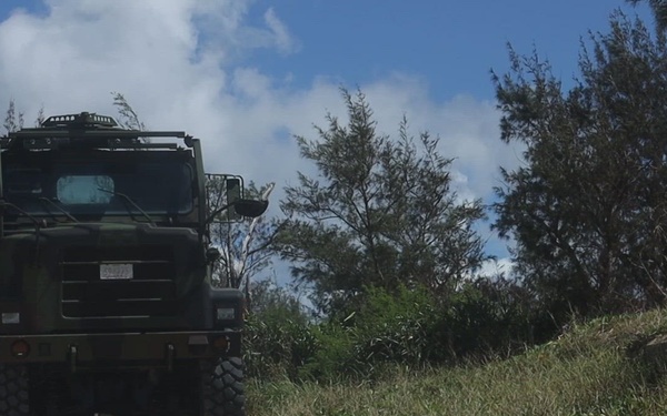 U.S. Marines Conduct Littoral Maneuvers with Medium Tactical Vehicle Replacements