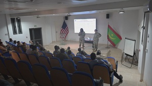 B Roll: Mauritania Airfield Safety African Partnership Flight, Aug 6