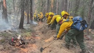 Washington National Guard Soldiers and Airmen Continue Support Firefighting Operations at Little Giant Fire