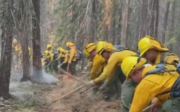 Washington National Guard Soldiers and Airmen Continue Support Firefighting Operations at Little Giant Fire
