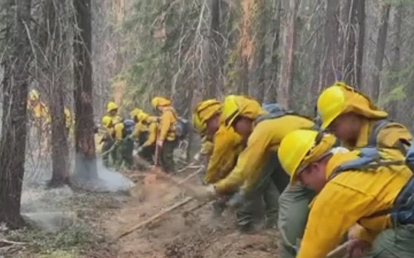 Washington National Guard Soldiers and Airmen Continue Support Firefighting Operations at Little Giant Fire