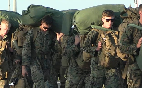 Exercise Capital Reach: US Marines disembark Royal Australian Navy HMAS Canberra