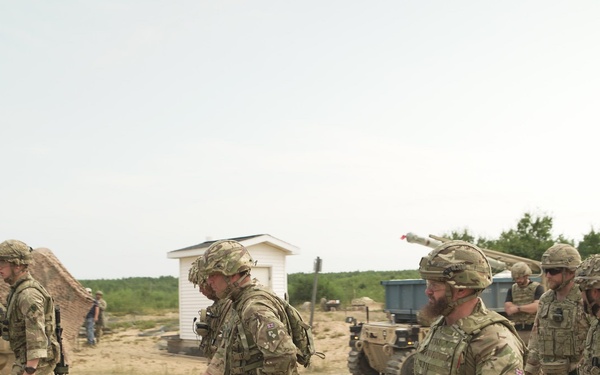 US Army engineers and UK soldiers train with unmanned ground vehicles