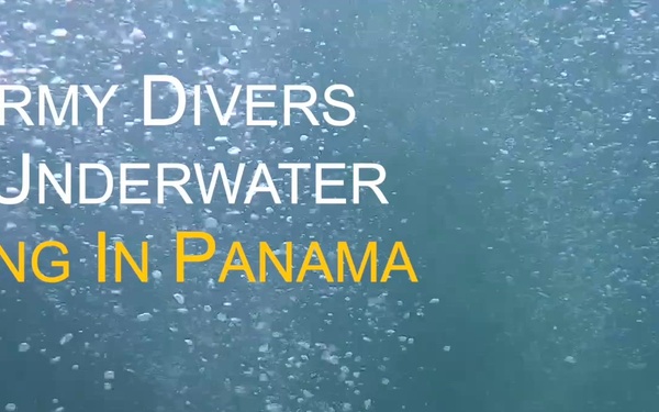 U.S. Army Divers and Panamanian Partners Performed Joint Underwater Operations