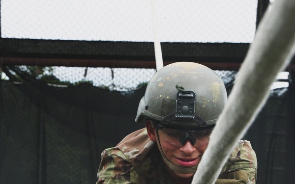 Echo Company, 2nd Battalion, 58th Infantry Regiment, 198th Infantry Brigade, Eagle Rappel Tower Training EPK
