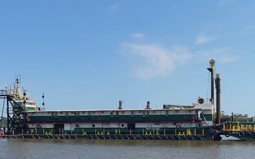 Timelapse: Dredge Brunswick Operations in Georgetown Harbor