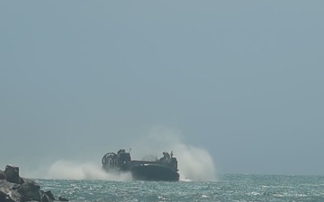 LCF-24: LCAC Delivery of Disaster Assistance Supplies (B-Roll)