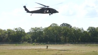 Air and Army Alabama National Guard members conduct helicopter Hoist for Operation Tuskegee Thunder