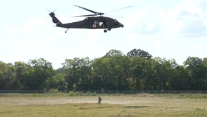 Air and Army Alabama National Guard members conduct helicopter Hoist for Operation Tuskegee Thunder