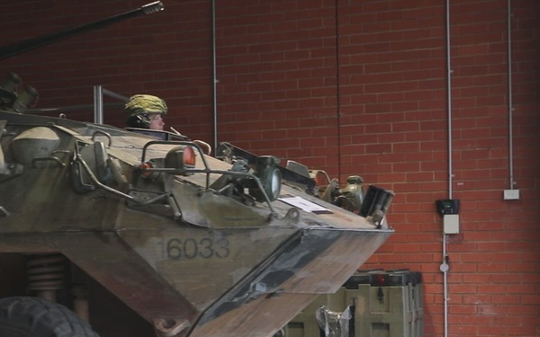 B-Roll: U.S. Marines with 1st LAR prepare weapon systems during Coral-Balmoral Cup