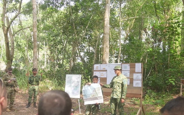 US Army, Royal Brunei Land Forces conduct land navigation training during Exercise Pahlawan Warrior 26