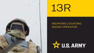 MOS 13R Weapons Locating Radar Operator-30 Sec.